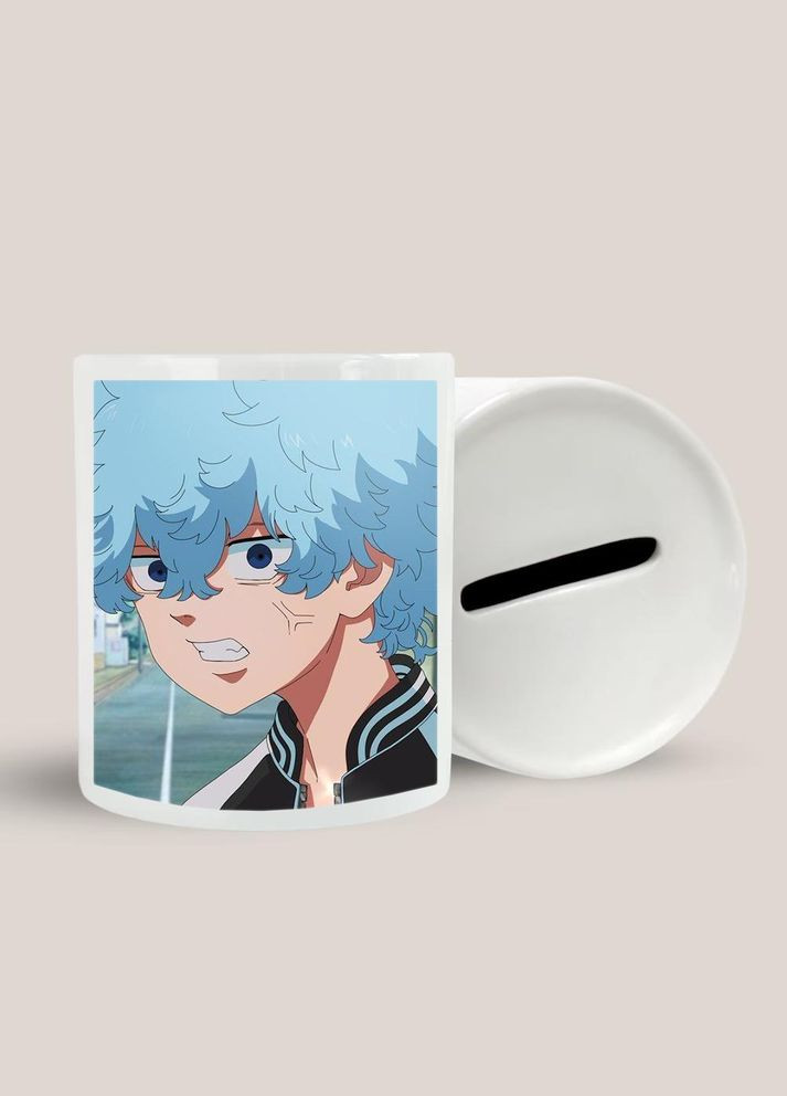 Скарбничка, копілка для грошей Аніме Токійські месники #0019 біла керамічна No Brand (315043307)