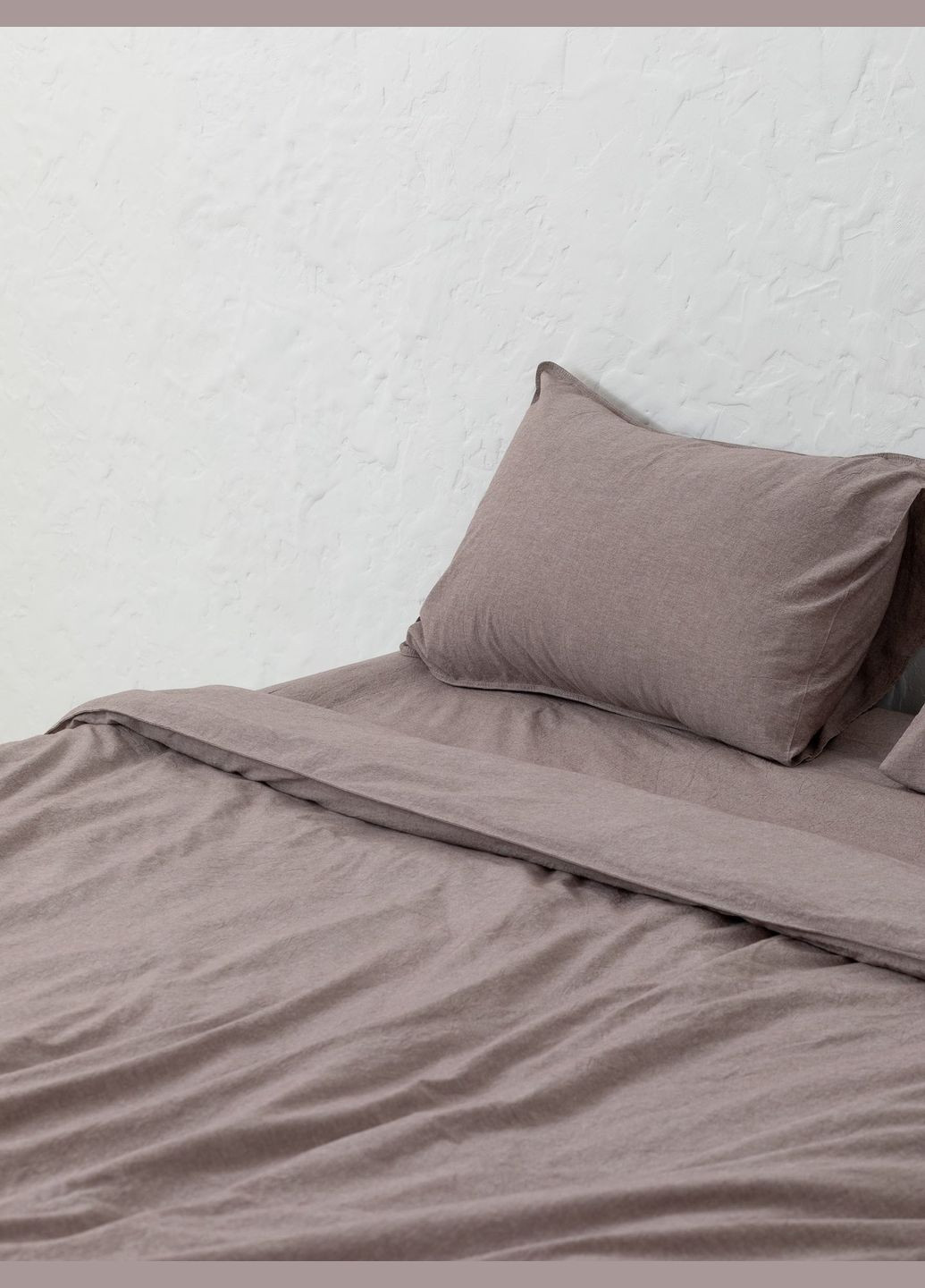 Комплект білизни з вареної бавовни Fossil євро-максі, Простирадло 200x200x30 Leglo (300370767)