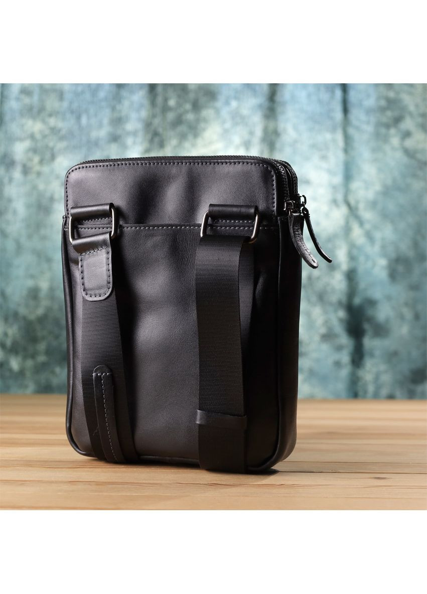 Красивая мужская сумка через плечо из гладкой натуральной кожи 20871_1 Shvigel (363023621)