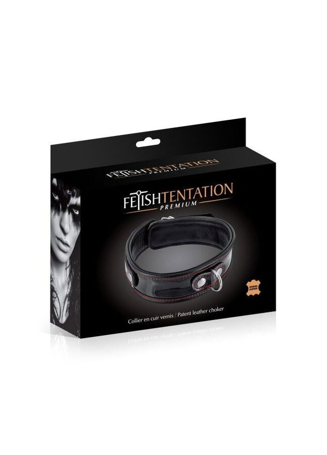 Нашийник Premium Patent leathe chocker Fetish Tentation (306455379)