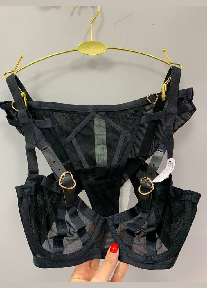 Черный комплект белья Mandhari