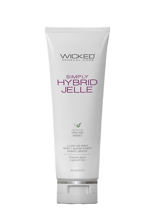 Лубрикант на водній/силіконовій основі WICKED SIMPLY HYBRID JELLE 120ML Wicked Sensual Care (298918496)