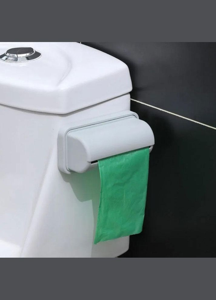 Органайзер для сміттєвих пакетів на липучці сірий (NR0130_2) No Brand (315885368)