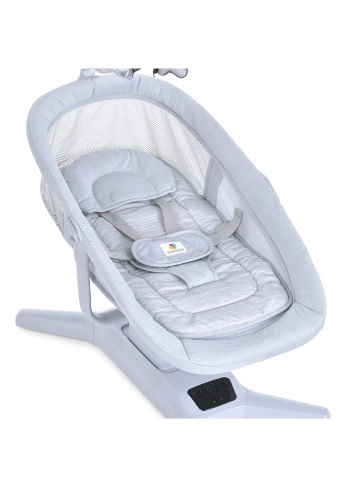 Укачивающий центр-шезлонг 8301 таймер, москитная сетка, музыка Bambi (366974352)