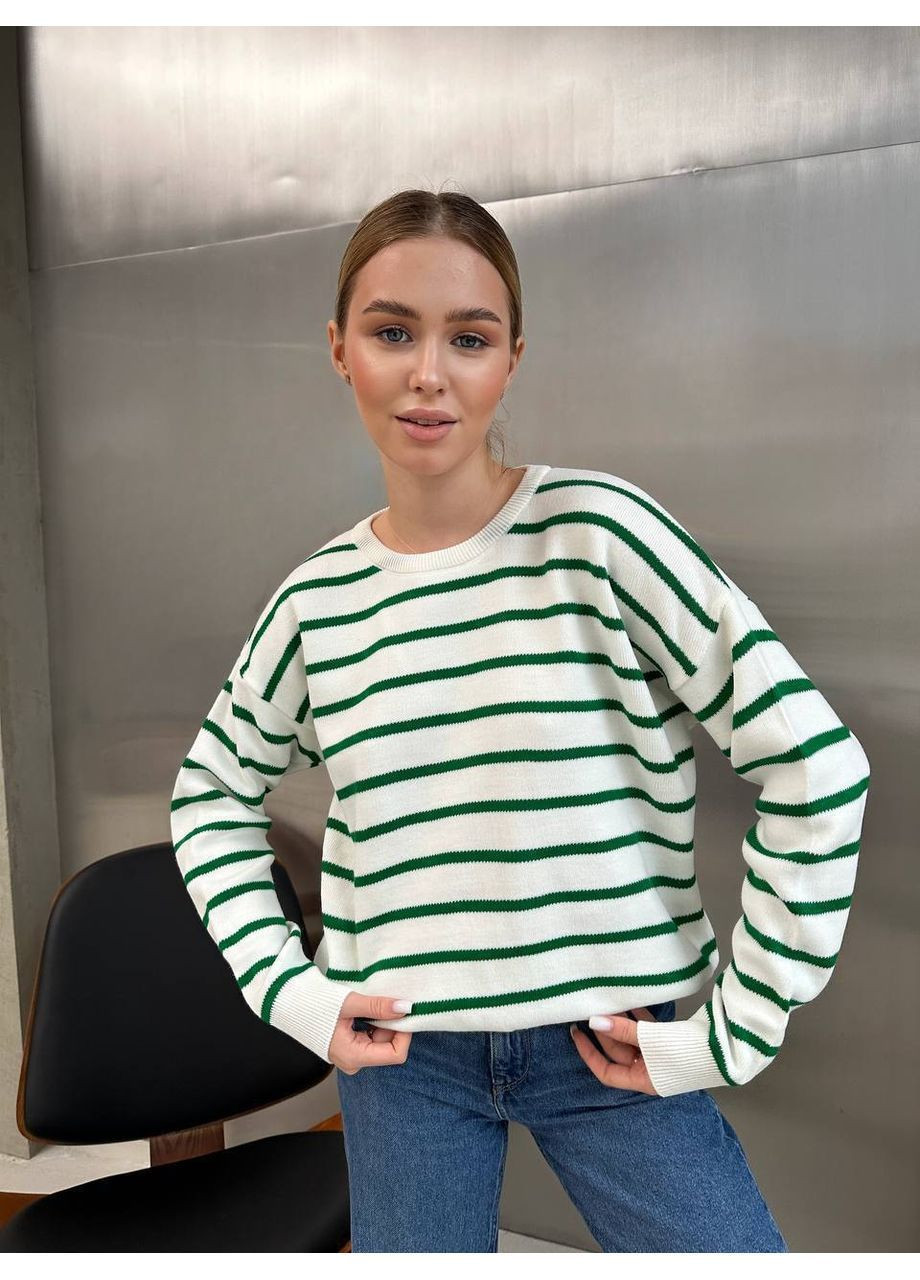 Зеленый женский свитер турция Osoblyva