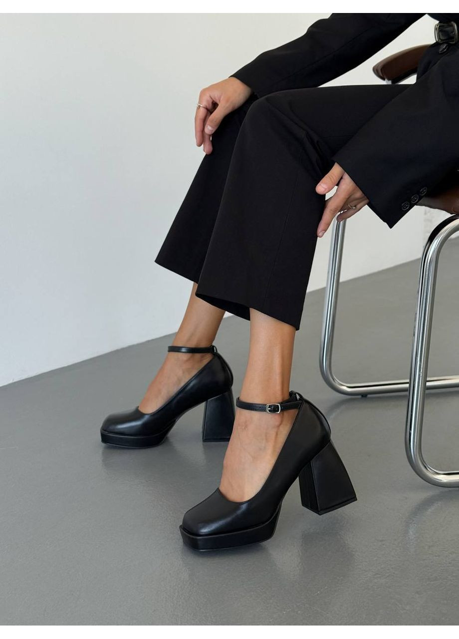 No Brand Стильные женские туфли черный з искусственная кожа, — всесезон (362648101)