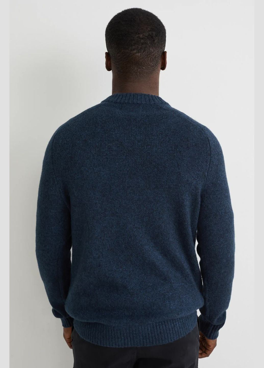 Темно-синий демисезонный свитер в составе с хлопком C&A