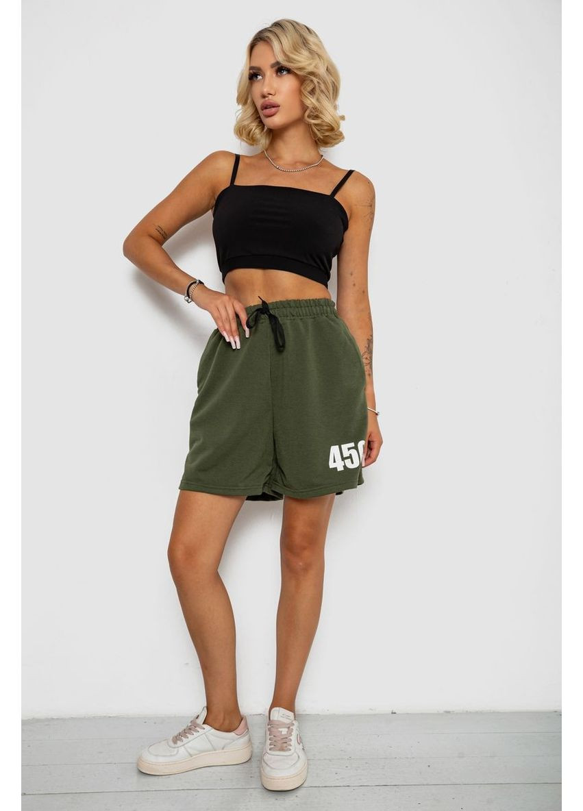 Шорти жіночі з принтом, колір хакі, 238R456 Ager (358516618)