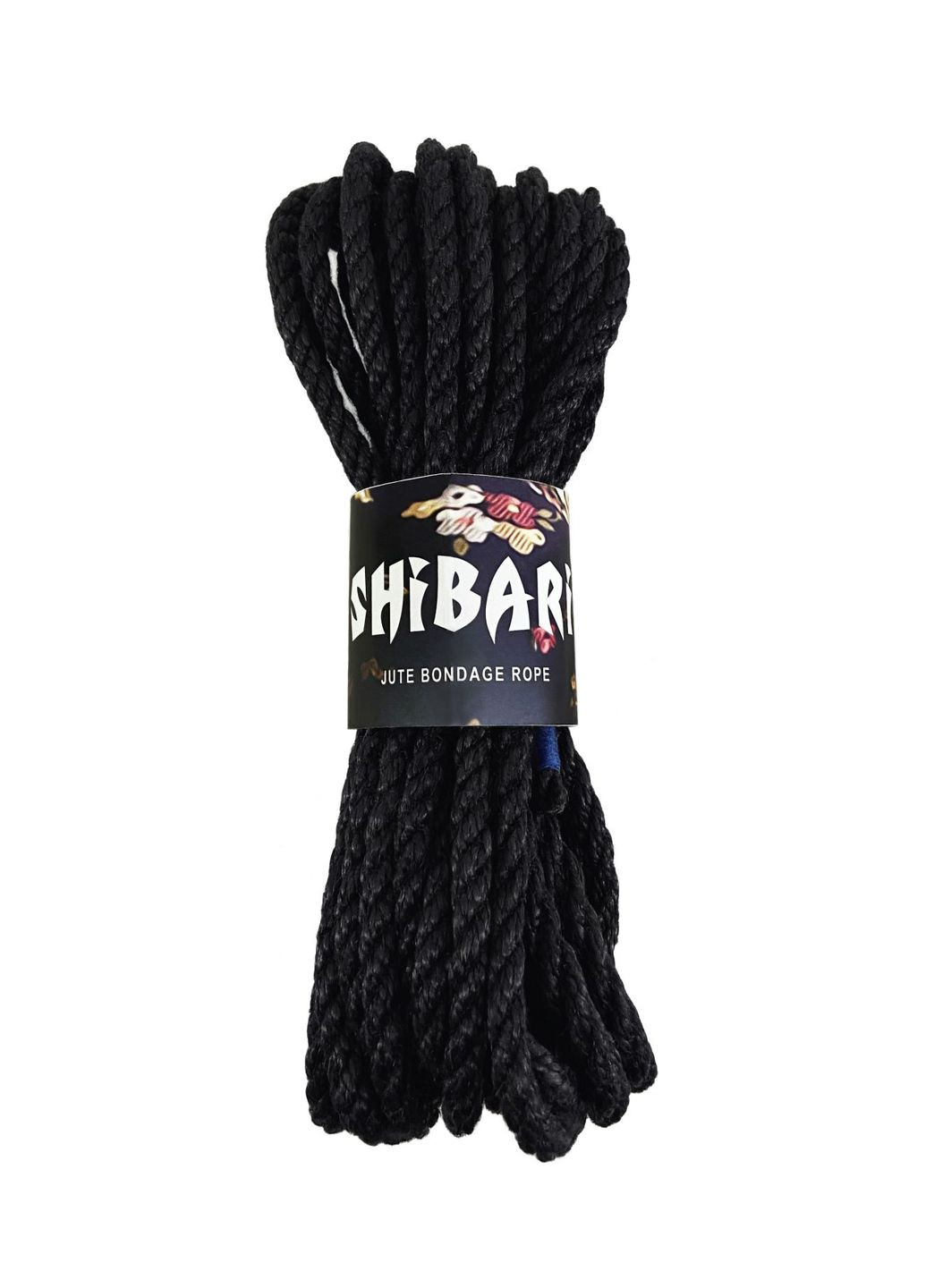 Джутова мотузка для шібарі Shibari Rope, 8 м чорна Feral Feelings (291441699)