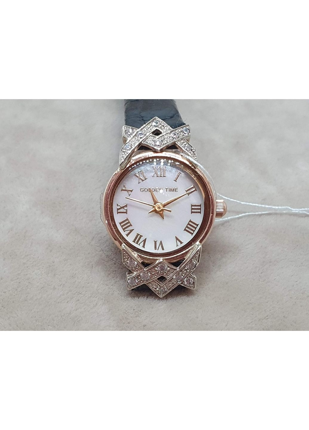 Золотые часы кварцевые. Ч27РБ Черный Golden Time (271683435)