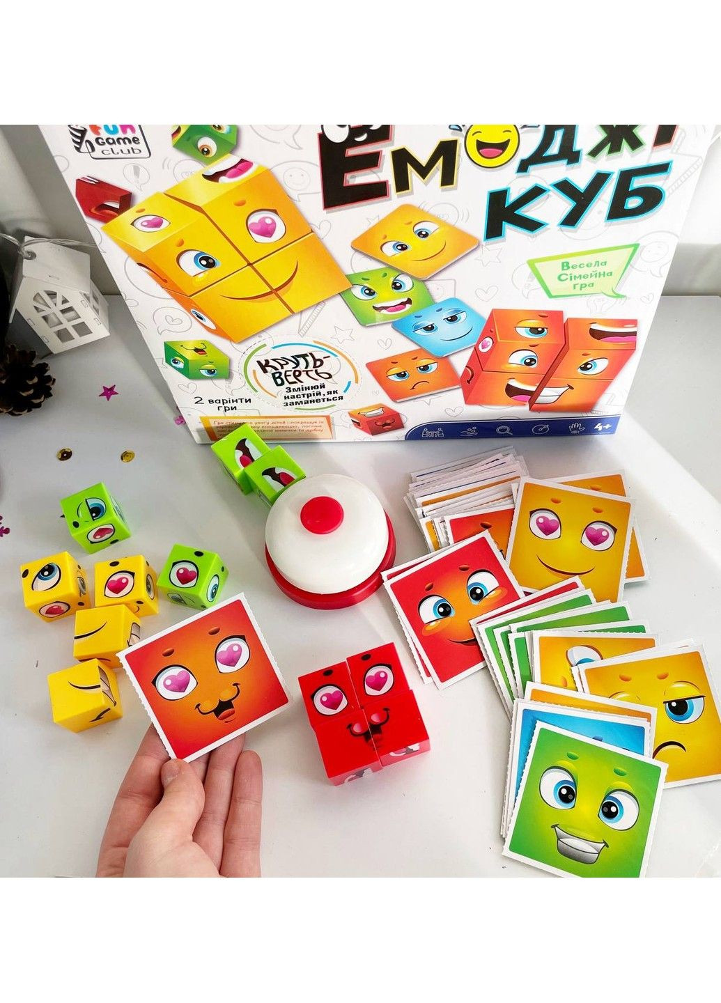 Настільна гра “Емоджі куб” Fun Game (300579938)