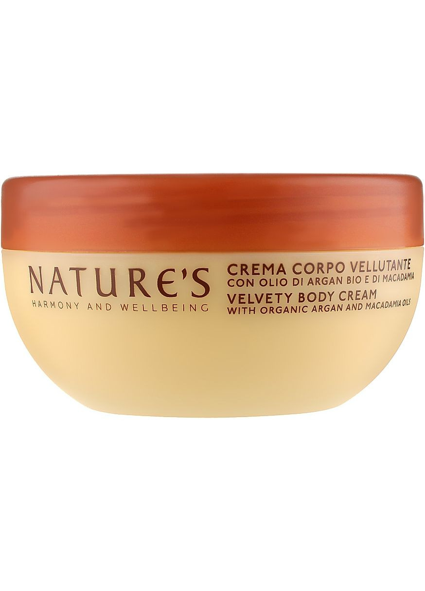 Оксамитовий крем для тіла Arga 200ml (816572-31099782) Nature's (368661083)