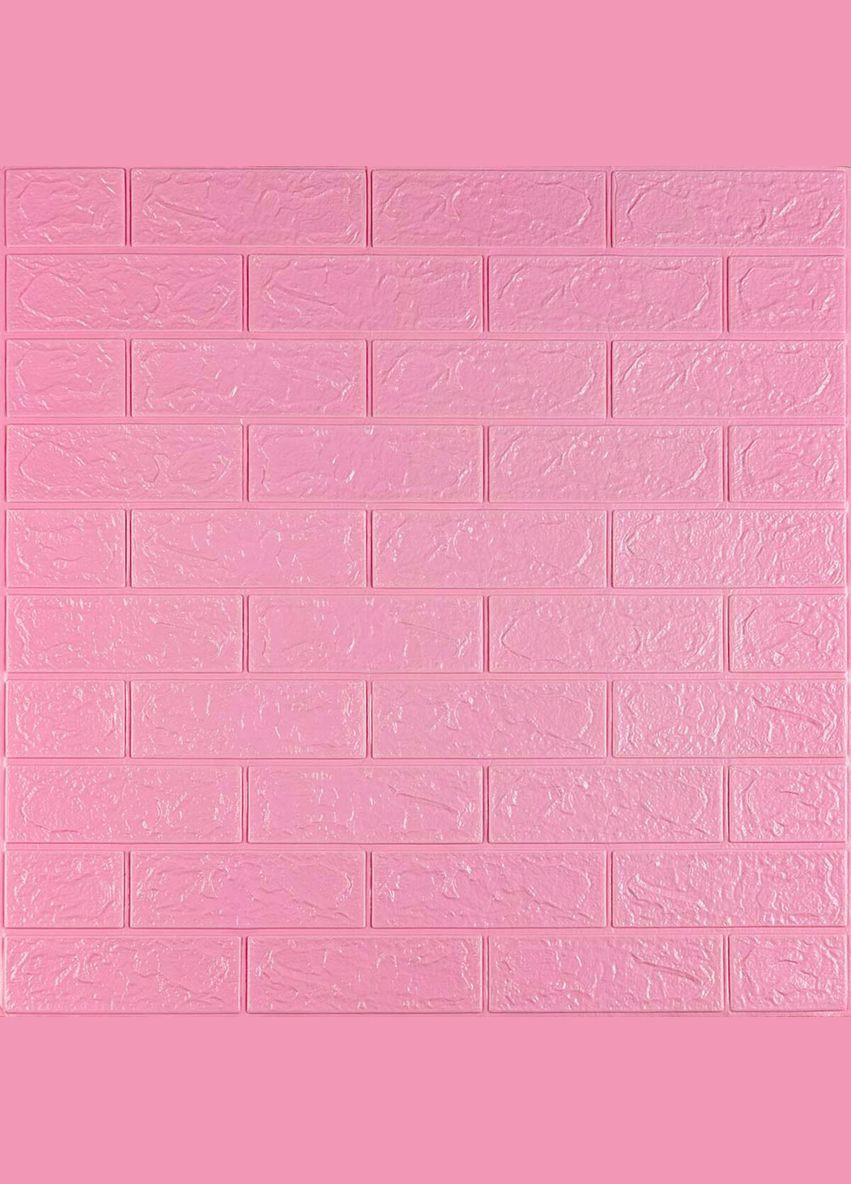 Самоклеющаяся 3D панель под розовый кирпич 3080х700х3мм SW00001757 Sticker Wall (278314692)
