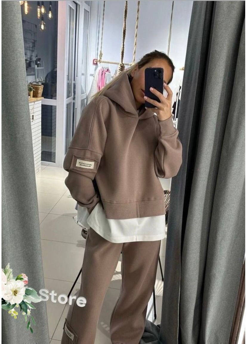 Костюм с имитацией футболки черного цвета No Brand С 1497 003 (370270034)