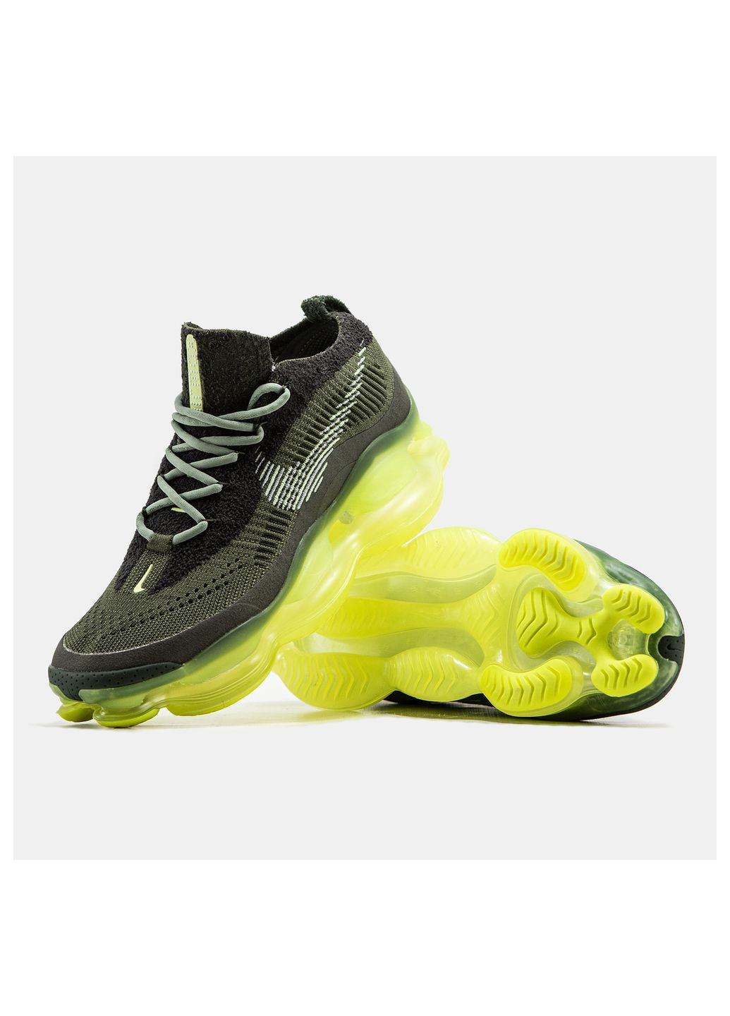 Оливковые (хаки) демисезонные кроссовки мужские Nike Air Max Scorpion FK