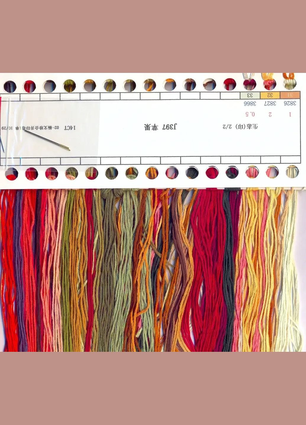 Набор для вышивания по нанесённой на канву схеме "Apple" AIDA 14CT printed, 28*44 см Joy Sunday (313614332)