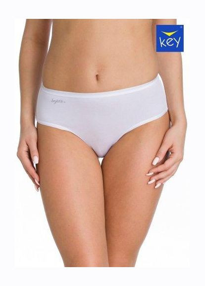 Женские трусики белые хлопковые Кеу 010 размер.50 Key (358929156)