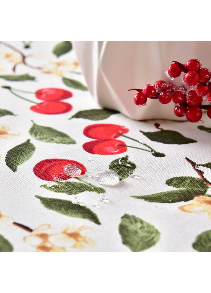 Скатерть с водоотталкивающей пропиткой 140х170 см хлопок вишня IDEIA (366670150)