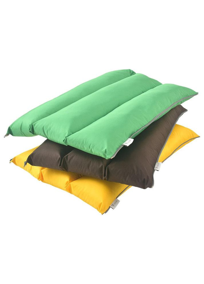 Подушка-валик трансформер 55×70 см, багатофункціональна для відпочинку та подорожей, у машину жовта IDEIA (367727503)