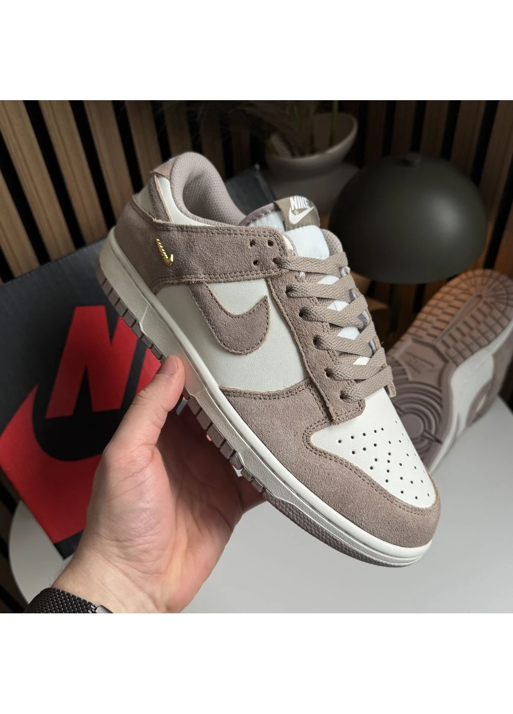 Кросівки жіночі і чоловічі Nike SB Dunk Low Sail Beige | Найк СБ Данк низькі бежеві No Brand бежеві демісезони (389168796)