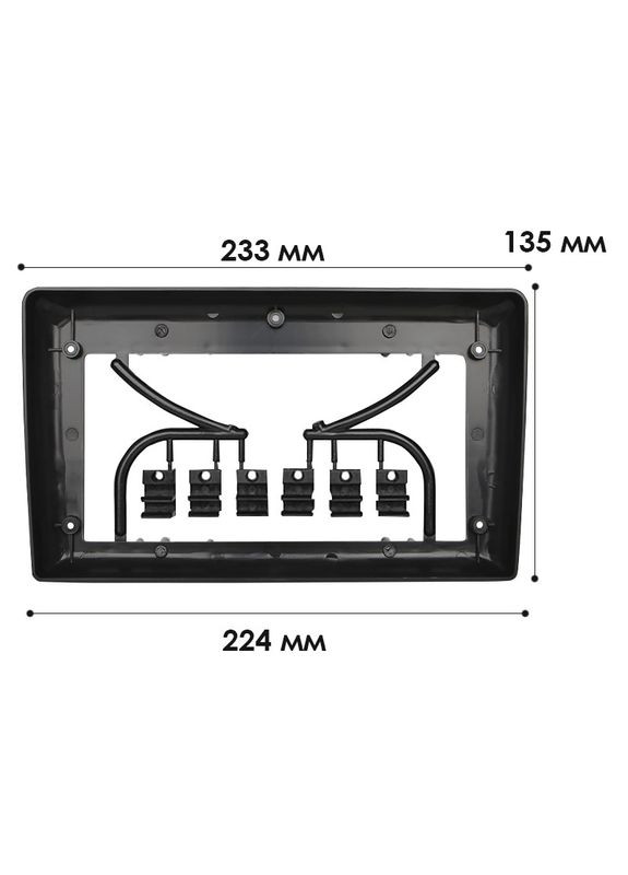 Перехідна універсальна рамка 9" (6362) 23 шт. Lesko (349729787)