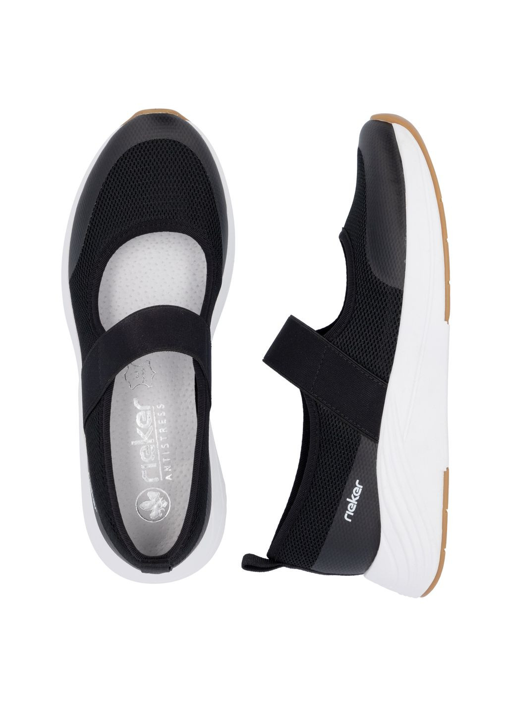 Rieker Весняні повсякденні туфлі чорний з, німеччина — літо (326398493)