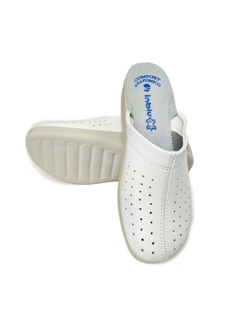 Кімнатні тапочки жіночі білі мед ES41AC Inblu (257108143)