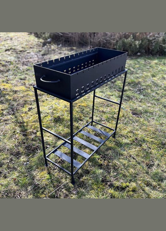 Мангал сварной "Патриот" 4 мм + 8 шампуров Boro (346534954)