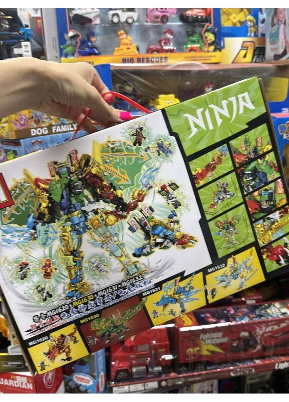 КОНСТРУКТОР NINJAGO в коробке 463 дет 71395-MG1630 Iblock (401266104)