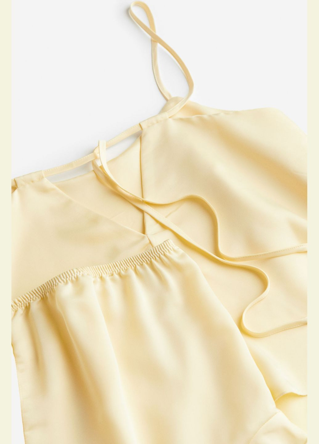 Жовта піжама (майка і шорти) для жінки 1154185-002 жовтий H&M