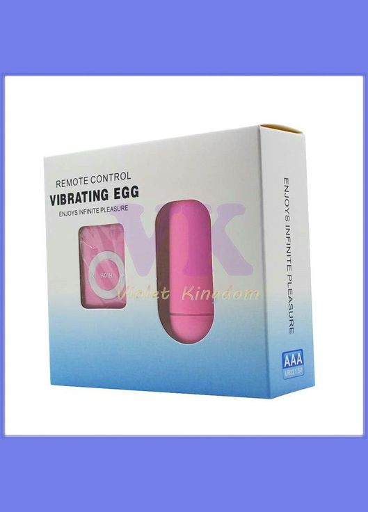 Жовте віброяйце з вагінальним лубрикантом і пультом управління No Brand (340914232)