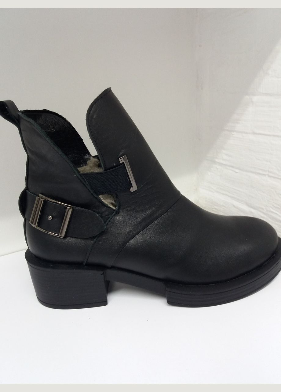 Зимние ботинки женские из натуральной кожи. Glavi