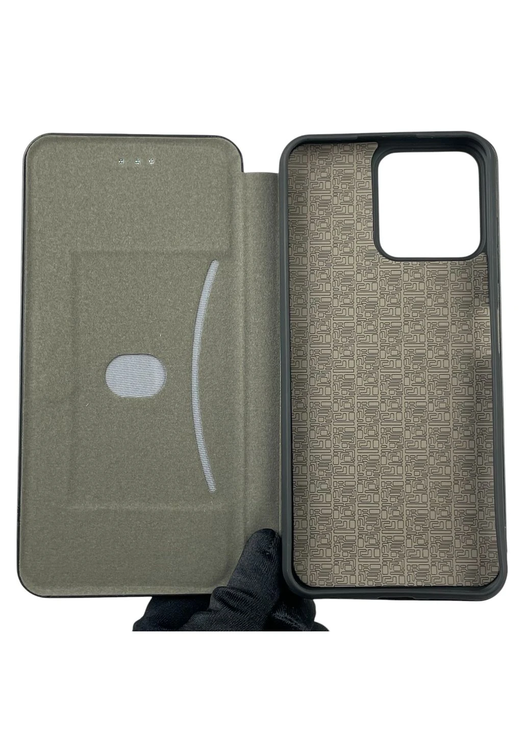 Чехол-книжка для Blade V50 Design (8050) из экокожи с подставкой на зте блейд в50 дизайн чёрная ZTE (366020128)