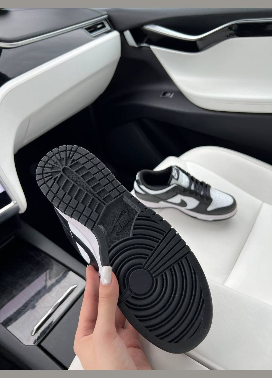 Чорно-білі всесезонні кросівки Vakko Nike SB Dunk White Black