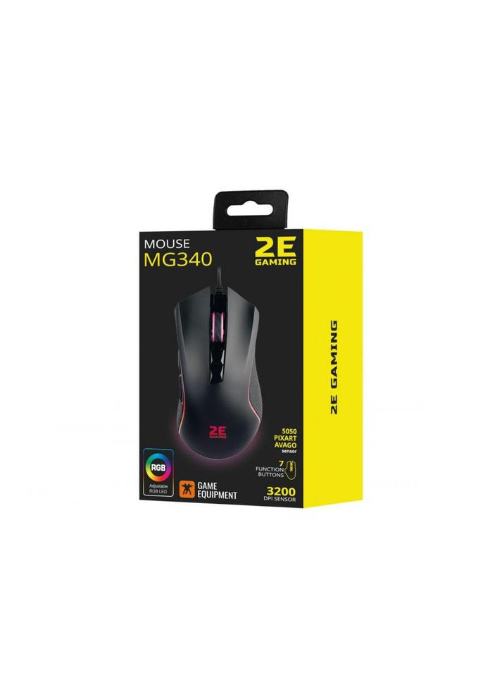 Миша Gaming MG340 RGB USB Black (-MG340UB) 2E (314974158)