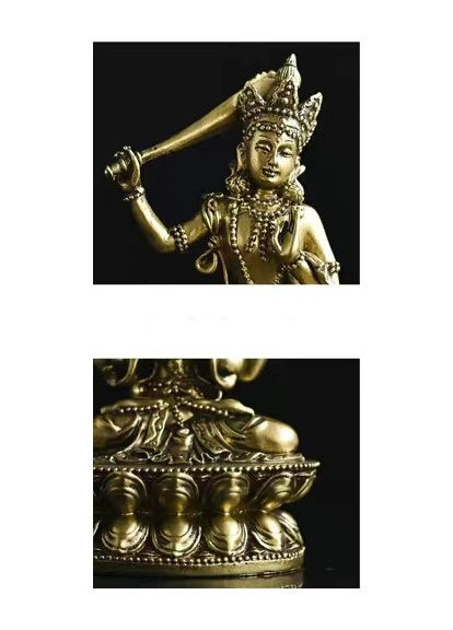 Вінтажний фігурка статуетка Будди Манджушрі No Brand (316461410)