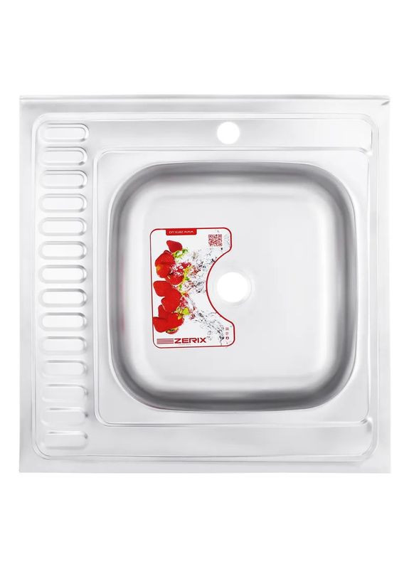 Кухонная мойка Z6060R-06-160E (satin) (ZM0577) Zerix (322006172)