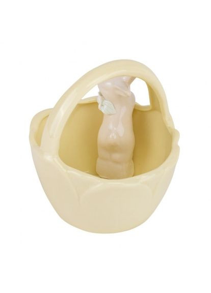 Кошик Весняний настрій жовтий 11,5 см (5009-022) ELISEY (322765682)