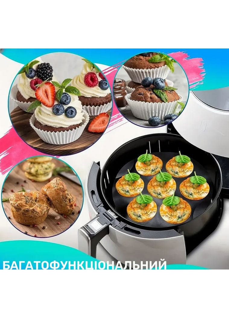 Силіконова форма для випічки та закусок в аерогрилі Мафіни TYQ-15.5 15.5 см No Brand (368785955)