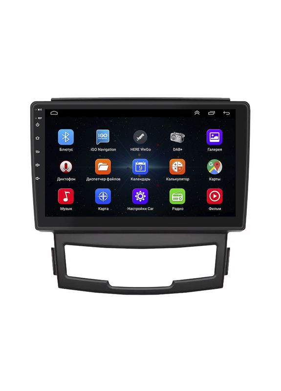 Штатная магнитола для SsangYong Actyon II Рестайлинг 2013-н.в. экран 9" 1/16Gb Wi-Fi GPS Base 5шт Lesko (336199659)
