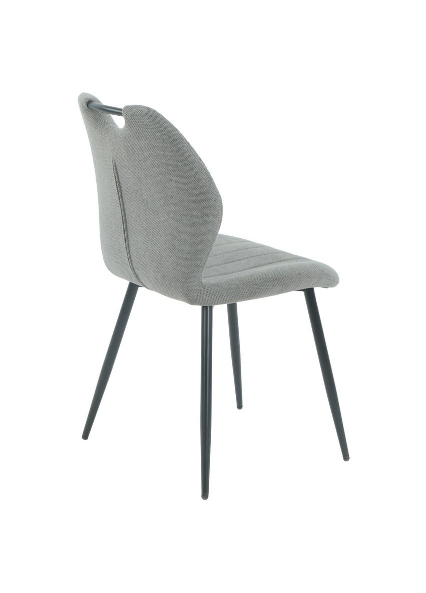 Стілець RICK чорний каркас/темно-сірий тканина Intarsio (372178449)