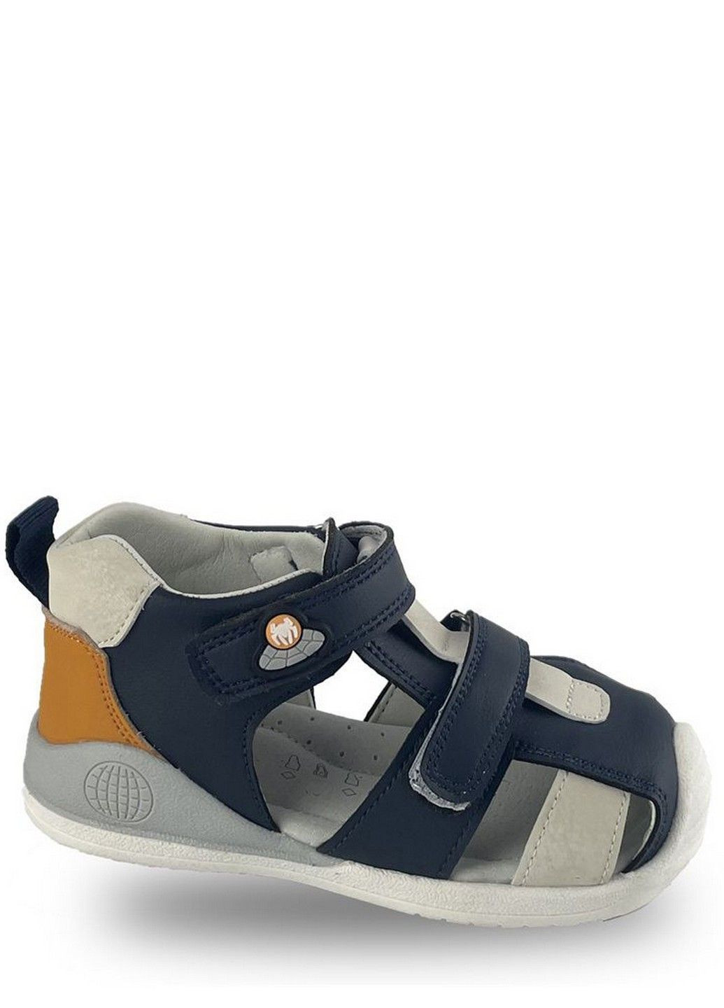 Синие кэжуал кожаные сандалии mn20403-1 Jong Golf