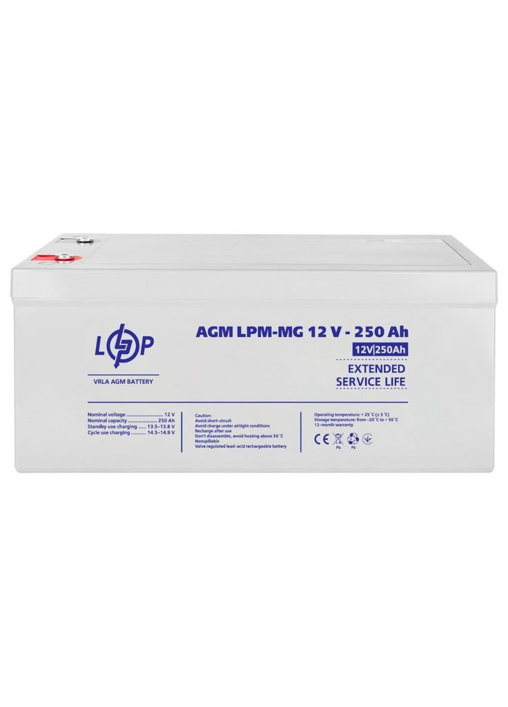 Мультигелевая батарея LPM-MG 12 V 250 Ah/Аккумулятор для ИБП/ Батарея для резервного питания AGM (370257725)