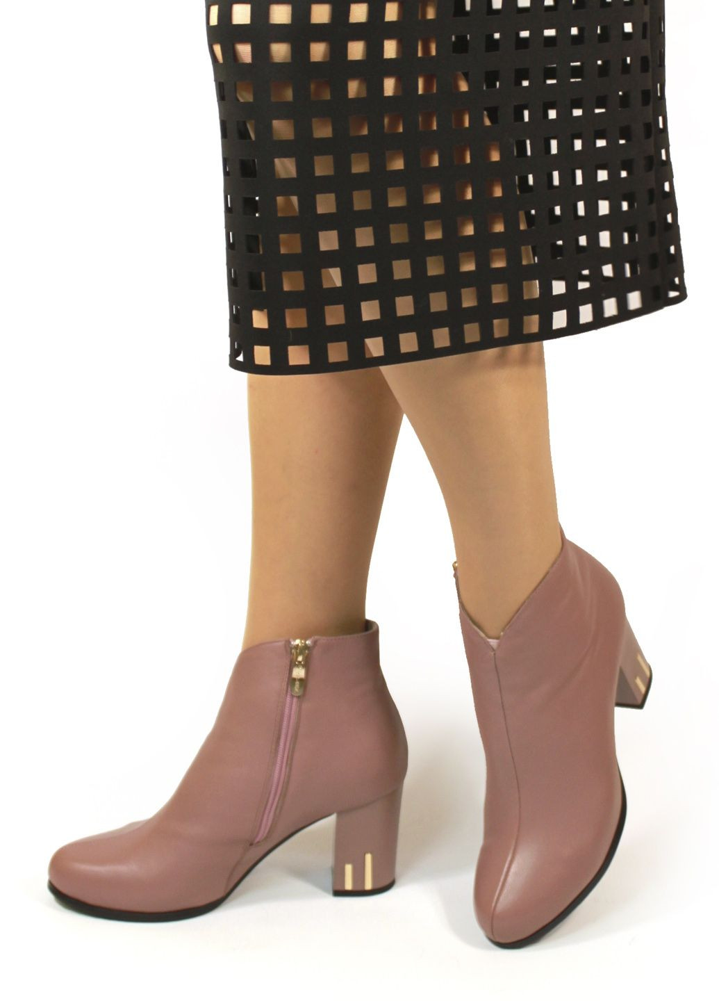 Пудровые демисезонная ботильоны It-Girl