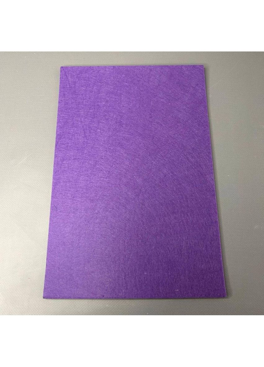 Жорсткий фетр, щільний, 3 мм, 20х30 см, колір - фіолетовий С56 Plus-plus (354798991)