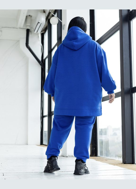 Жіночий теплий спортивний костюм тринитка з начосом зелений Роксі No Brand (362136020)