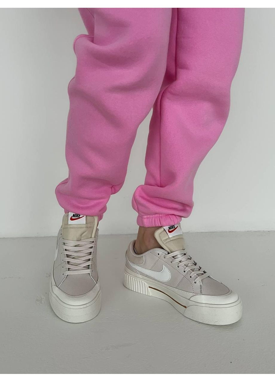 Бежеві Осінні кросівки чоловічі nike court legacy white beige найк коурт легасі No Brand