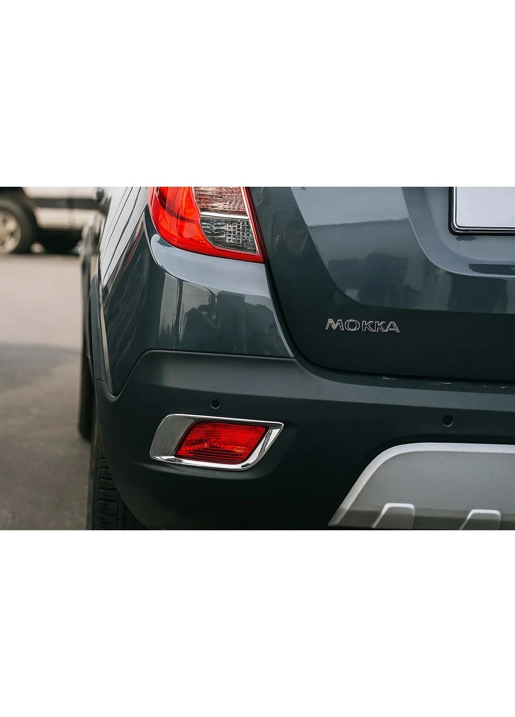 Накладки на задні протитуманки (2 шт, пласт) для Opel Mokka 2012-2021 рр Libao (391757930)