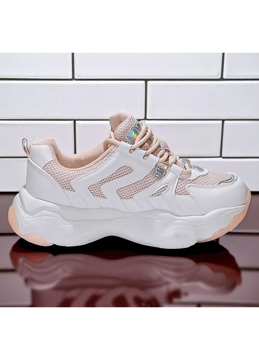 Білі осінні демісезонні ортопедичні кросівки для дівчинки підлітка Biki