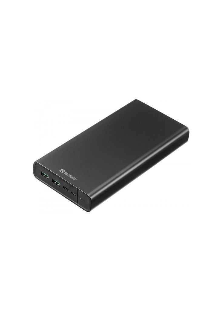 Батарея універсальна 38400mAh, PD/100W, QC/3.0, inp:USB-C/Micro-USB, out:USB-A*2 (420-63) Sandberg (343248601)